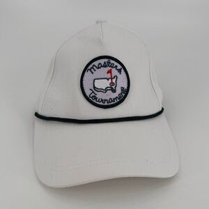 Masters Tournament White Retro Rope Golf Snap back Hat Augusta National